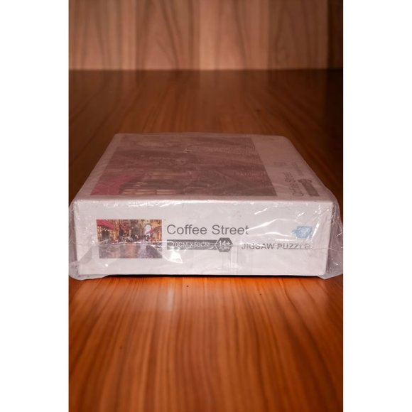 Coffee Street 1000 Piece Jigsaw Puzzle by Hao Xang for ages 14 and over NIB Sea - Picture 4 of 5